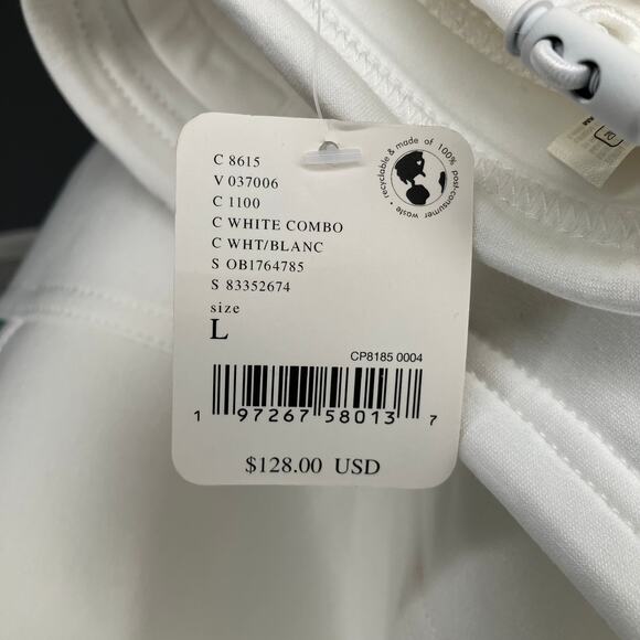 NWT FREE PEOPLE MOVEMENT Right On Track Zip Up Jacket Whit Green Large - Picture 5 of 5